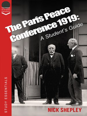 cover image of The Paris Peace Conference 1919